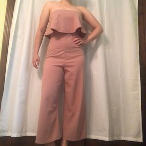 Sleeveless Jumpsuit | Pink | Small